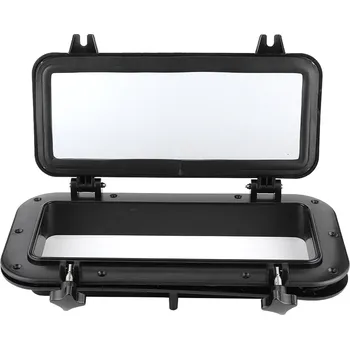 RV Yacht Marine Obdélníkové Lodní Okénko 4mm Tvrzené Sklo Anti-UV 400x200mm