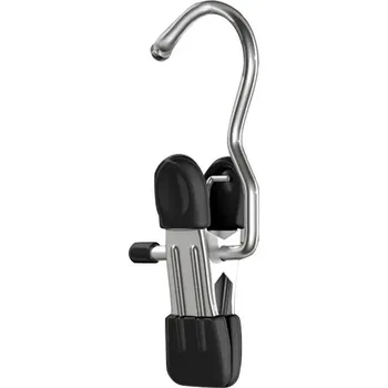 Věšák Protiskluzové věšáky na oblečení s háčkem | Háček na oblečení, sušák prádla - Černá-1ks