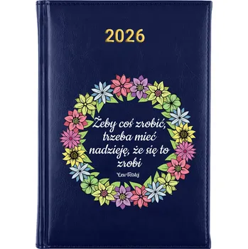 Kalendář Knižní kalendář 2026 A5 modrý