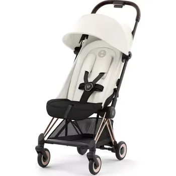 Kočárek CYBEX Coya + madlo ZDARMA 2025 Off White (Rosegold Frame)