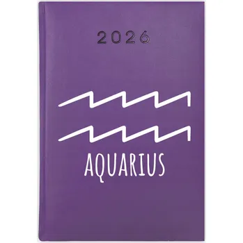 Kalendář Knihový kalendář 2026 A5 fialový