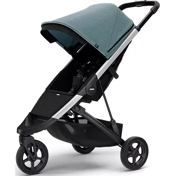 Kočárek Thule SPRING STROLLER Aluminum Teal melange