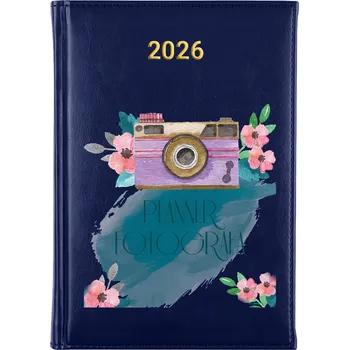 Kalendář Knižní kalendář 2026 A5 modrý