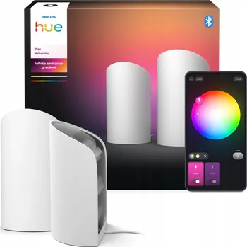 Lampička 2x Stolní LED RGB Lampa Inteligentní Zigbee Play Wall Washer Philips HUE