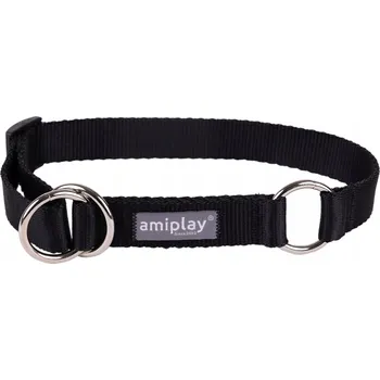 Obojek pro psa AMIPLAY POLOZATAHOVACÍ OBOJEK PRO PSA ČERNÝ POPULAR L