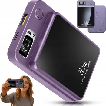 Powerbanka Powerbanka 10000mAh MagSafe Cestovní LED Displej Rychlé Nabíjení