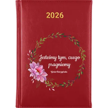 Kalendář Knižní kalendář 2026 A5 FunnyCase červený