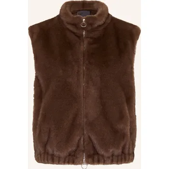 Dámská vesta Fuchs Schmitt Dámská Vesta Z Umělé Kožešiny, hnědá, 40