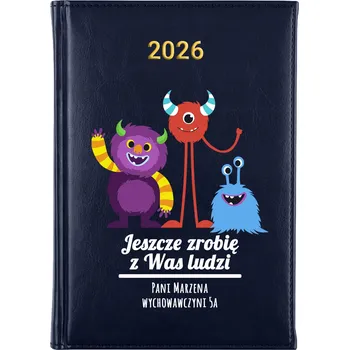 Kalendář Knižkový kalendář 2026 A5 FunnyCase modrý