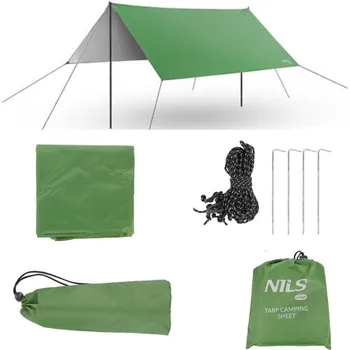 Krycí plachta Venkovní plachta stříbrná 3x3 plachta Nils Camp