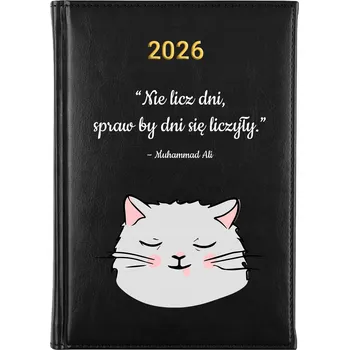 Kalendář Knižkový kalendář 2026 A5 černý