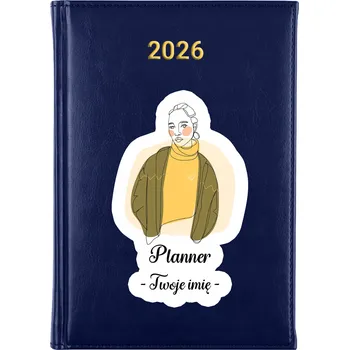 Kalendář Knižní kalendář 2026 A5 modrý