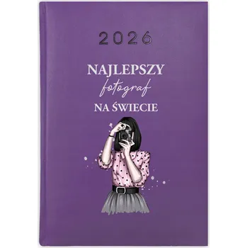 Kalendář Knihový kalendář 2026 A5 fialový