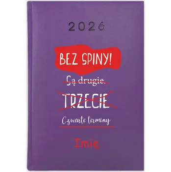 Kalendář Knihový kalendář 2026 A5 fialový