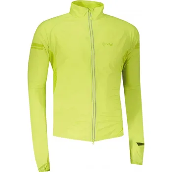 Pánská větrovka Pánská běžecká bunda KILPI TIRANO-M RM0107KI SVĚTLE ZELENÁ XXL