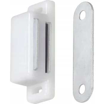 Nábytkové kování Magnetický nábytkový zámek Kotarbau bílý 45 mm x 15 mm