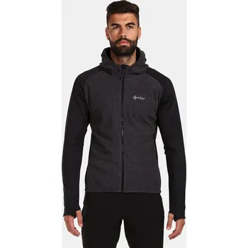 Pánská mikina Pánská hřejivá mikina KILPI VERSAM-M UM0215KI ČERNÁ XXL