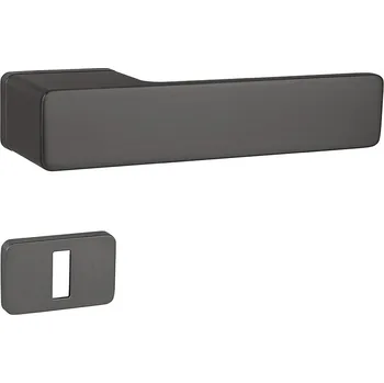 Dveřní kování MPK - GRANDERA - RT rozety BBQ, 38 - 55 mm, klika/klika T - Titan