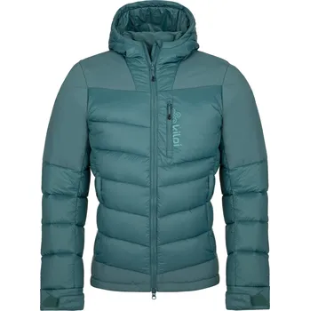 Pánská péřová bunda KILPI GUUS-M SM0114KI ZELENÁ XS