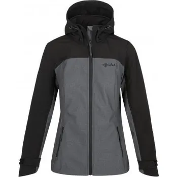 Dámská softshellová bunda Dámská softshellová bunda KILPI RAVIA-W QL0001KI TMAVĚ ŠEDÁ 34