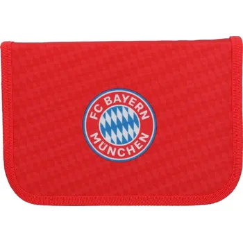 Penál FC BAYERN MNICHOV Školní penál FC Bayern, plně vybavený, červený