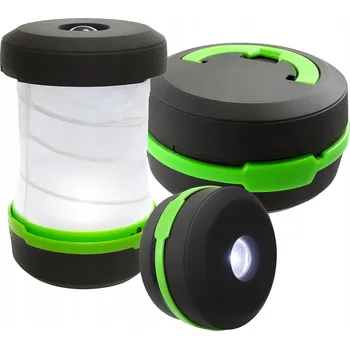 Svítilna Bateriová LED lampa CAMPING&OUTDOOR 0 W, skládací, nárazuvzdorná, s možností postavení a s úchytem na zavěšení