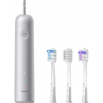 Elektrický zubní kartáček Sonický kartáček Laifen Wave hliníkový šedý, oscilace, časovač