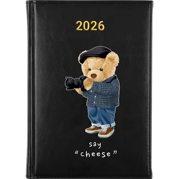 Kalendář Knižní kalendář 2026 A5 FunnyCase černý