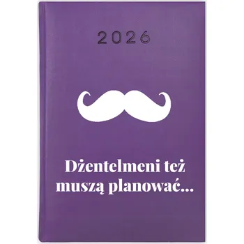 Kalendář Knihový kalendář 2026 A5 fialový