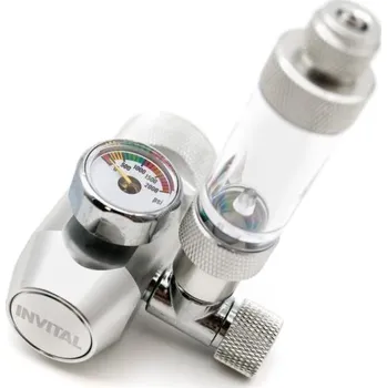 Akvarijní technika Regulátor CO2 INVITAL s jehlovým ventilem