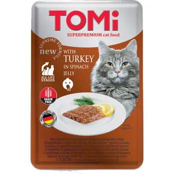 Krmivo pro kočku Mokré krmivo pro kočky TOMI Krůta v Želé