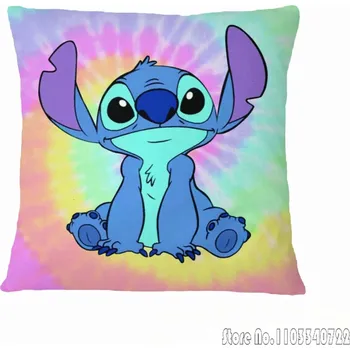 Povlak na dekorativní polštářek Roztomilý povlak Stitch 45x45 cm | povlak na polštář, dekorace do pokoje - H10