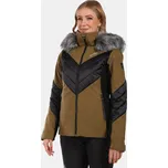 Dámská lyžařská bunda KILPI LIN-W WL0110KI KHAKI 36