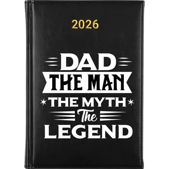 Kalendář Knižní kalendář 2026 A5 FunnyCase černý