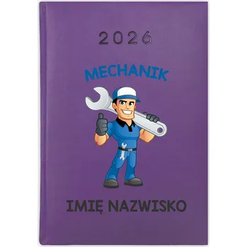 Kalendář Knižní kalendář 2026 A5 FunnyCase fialový