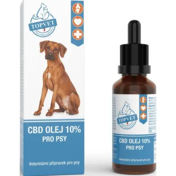 GREEN IDEA TopVet CBD olej pro psy 10 % 10 ml