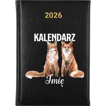 Kalendář Knižní kalendář 2026 A5 FunnyCase černý