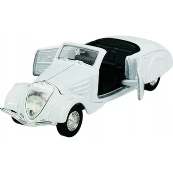 autíčko WELLY OLD TIMER 1938 PEUGEOT 402 BÍLÝ 1:34 NOVÝ KOVOVÝ MODEL 98877