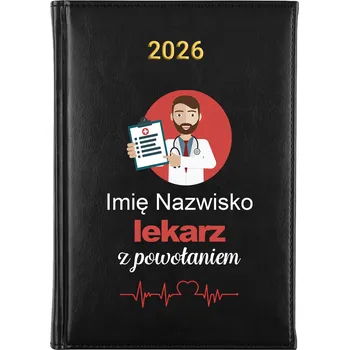 Kalendář Knižní kalendář 2026 A5 FunnyCase černý