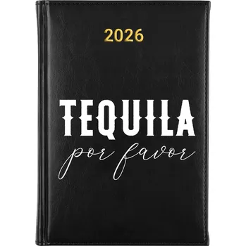 Kalendář Knižní kalendář 2026 A5 FunnyCase černý