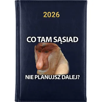 Kalendář Knižkový kalendář 2026 A5 FunnyCase modrý