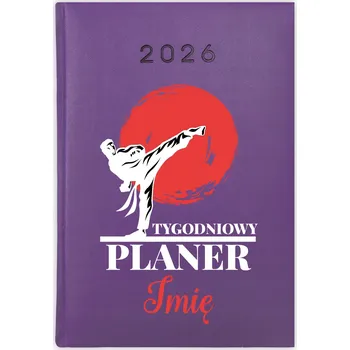 Diář Knihový kalendář 2026 A5 fialový