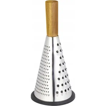 Příslušenství k vrtačce Víceúčelové kuchyňské struhadlo jehlan, bambusová rukojeť 26x12cm