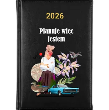 Kalendář Knižkový kalendář 2026 A5 černý