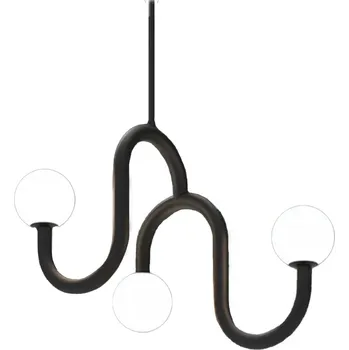 Zava Linfa G9 závěsné svítidlo Šedá