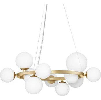 Nova Luce Odillia G9 závěsný kruhový lustr Bílá