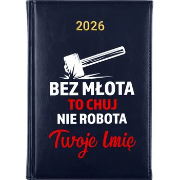 Kalendář Knižkový kalendář 2026 A5 FunnyCase modrý