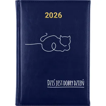 Kalendář Knižní kalendář 2026 A5 modrý