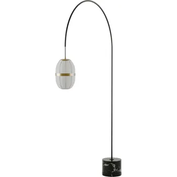 Stojací lampa Aromas Pull G9 stojací látkové svítidlo Černá