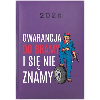 Kalendář Knižkový kalendář 2026 A5 Cute Cups fialový